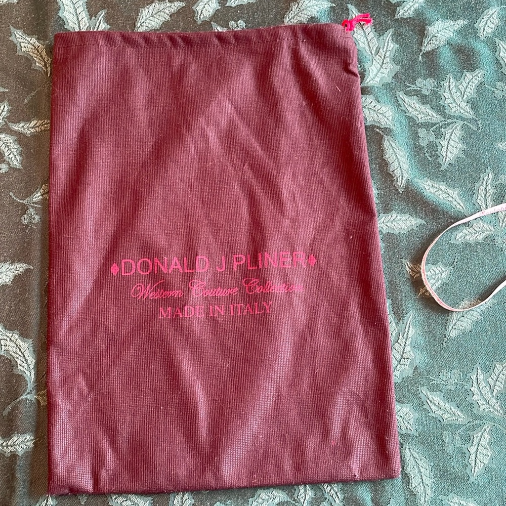Donald J Pliner dust bag - unused